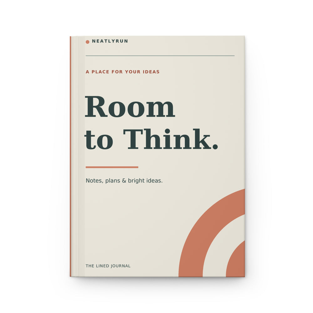 Room to Think — NeatlyRun Hardcover Lined Journal